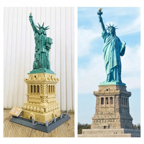 moc architecture statue of liberty bricks toy 5227 moc architecture statue of liberty bricks toy 5227