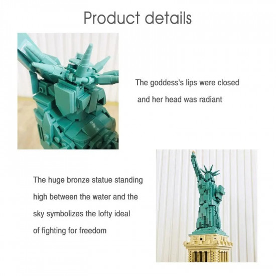 moc architecture statue of liberty bricks toy 5227 moc architecture statue of liberty bricks toy 5227