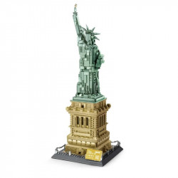 moc architecture statue of liberty bricks toy 5227