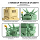moc architecture statue of liberty q version bricks kids toys moc architecture statue of liberty q version bricks kids toys