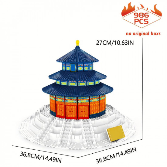 moc architecture temple of heaven bricks toy moc architecture temple of heaven bricks toy