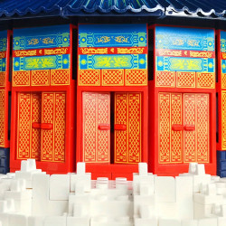 moc architecture temple of heaven bricks toy
