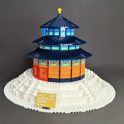 moc architecture temple of heaven bricks toy