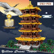 moc architecture the yellow crane tower bricks toys moc architecture the yellow crane tower bricks toys