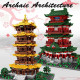 moc architecture the yellow crane tower bricks toys moc architecture the yellow crane tower bricks toys