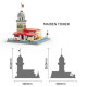 moc architecture turkish maiden tower bricks toy moc architecture turkish maiden tower bricks toy
