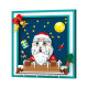 moc art christmas santa claus picture frame bricks toy moc art christmas santa claus picture frame bricks toy