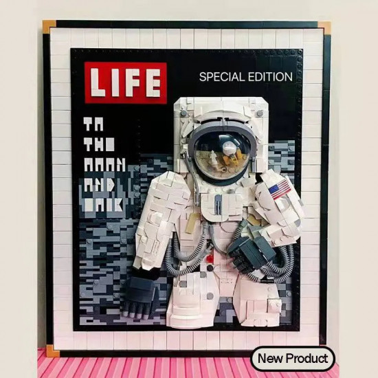 moc art expert space astronaut frame bricks toy 031005 moc art expert space astronaut frame bricks toy 031005