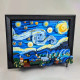 moc art idea famous picture paint starry night bricks toys moc art idea famous picture paint starry night bricks toys