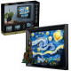 moc art idea famous picture paint starry night bricks toys moc art idea famous picture paint starry night bricks toys