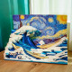 moc art mosaic great kanagawa wave bricks toys moc art mosaic great kanagawa wave bricks toys