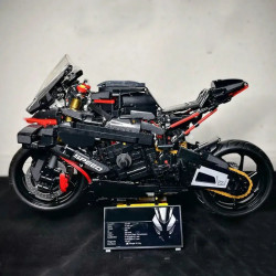 moc bmw m1000rr black warrior motorcycle bricks toy bm002