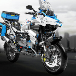 moc bmw r1250 gs racing motorcycle bricks toy t4022