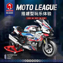 moc bmw racing motorcycle bikes bricks toys 82005