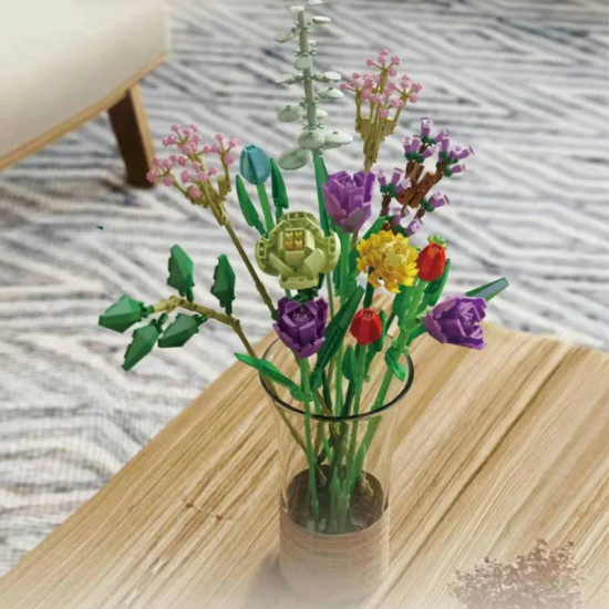 moc bouquet flower romantic bricks rose toys moc bouquet flower romantic bricks rose toys
