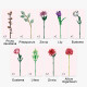 moc bouquet romantic flower rose bricks toys moc bouquet romantic flower rose bricks toys
