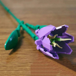 moc bouquet romantic flower rose bricks toys