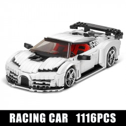 moc bugatti 110 special sport racing car bricks toys 10004