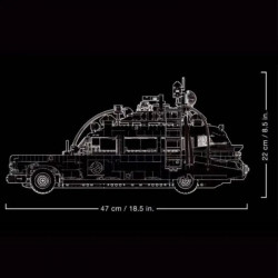 moc building blocks movie ecto-1 ghostbusters car
