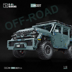 moc c009 rc concept ry300 off road vehicle suv bricks toy