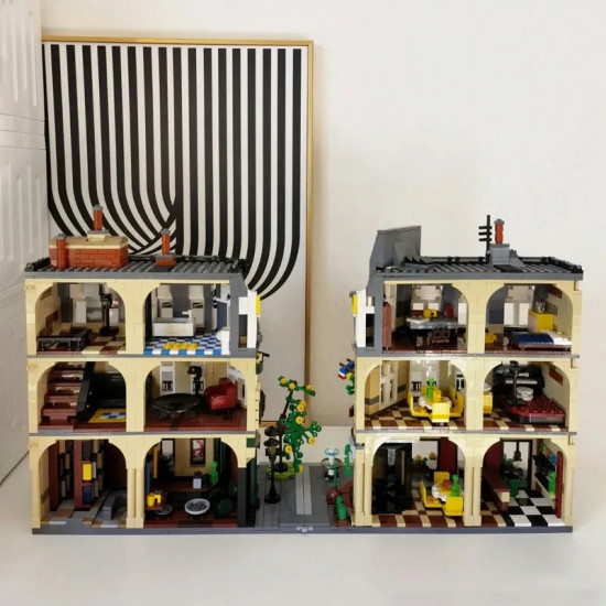 moc c66009 creator expert paris restaurant bricks toy moc c66009 creator expert paris restaurant bricks toy