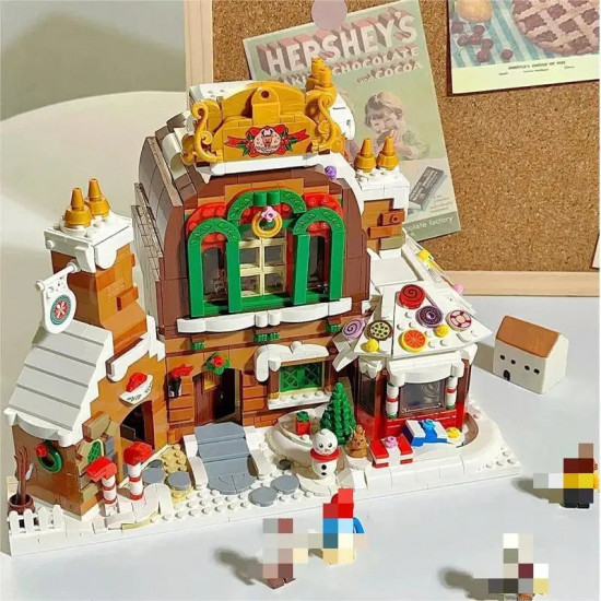 moc christmas gingerbread house mini bricks toys moc christmas gingerbread house mini bricks toys