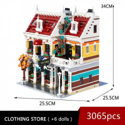 moc city creator expert clothing store bricks toy 89131