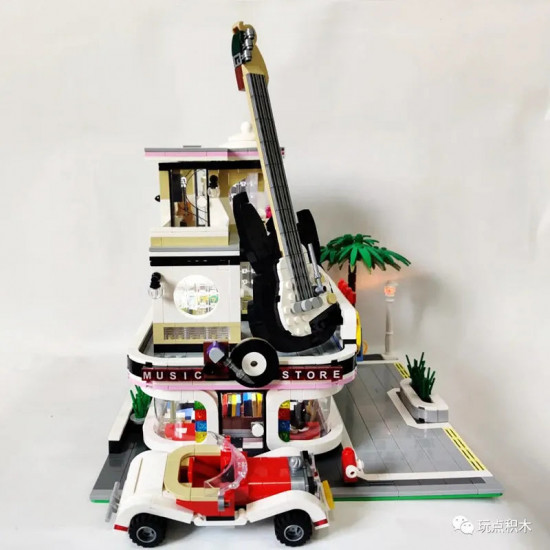moc city creator expert guitar car wash shop bricks toy moc city creator expert guitar car wash shop bricks toy