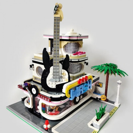 moc city creator expert guitar car wash shop bricks toy moc city creator expert guitar car wash shop bricks toy