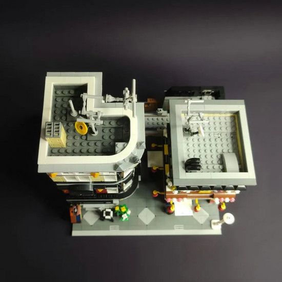 moc city creator expert sushi corner shop bricks toy 89127 moc city creator expert sushi corner shop bricks toy 89127