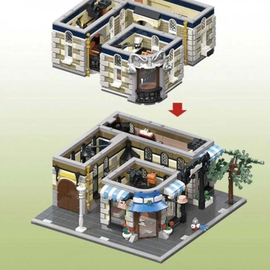 moc city expert creator hat shop store bricks toy 89121 moc city expert creator hat shop store bricks toy 89121