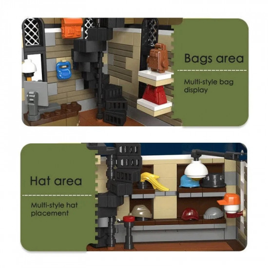 moc city expert creator hat shop store bricks toy 89121 moc city expert creator hat shop store bricks toy 89121