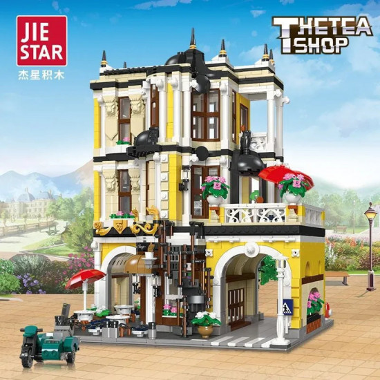 moc city expert creator tea shop store bricks toy 89124 moc city expert creator tea shop store bricks toy 89124