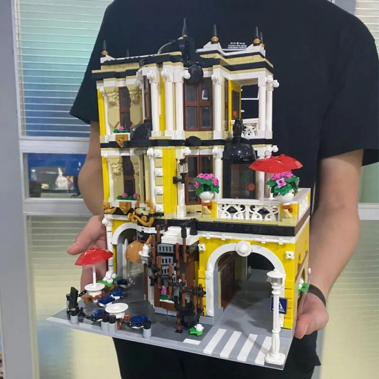 moc city expert creator tea shop store bricks toy 89124 moc city expert creator tea shop store bricks toy 89124
