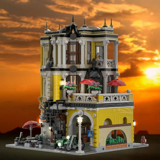 moc city expert creator tea shop store bricks toy 89124 moc city expert creator tea shop store bricks toy 89124