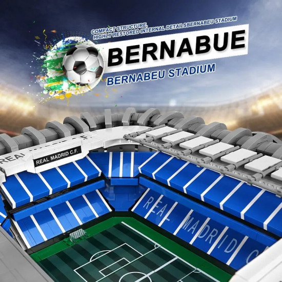 moc city expert real madrid football stadium bricks toy 22026 moc city expert real madrid football stadium bricks toy 22026