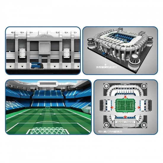 moc city expert real madrid football stadium bricks toy 22026 moc city expert real madrid football stadium bricks toy 22026