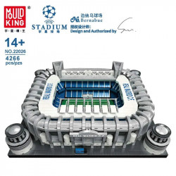 moc city expert real madrid football stadium bricks toy 22026
