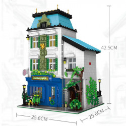 moc city experts europa flowers shop bricks toys