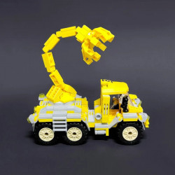 moc city grab & lift truck cars bricks toys 21033