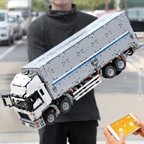 moc city heavy tow wing body container truck bricks toys moc city heavy tow wing body container truck bricks toys