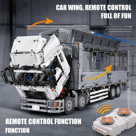 moc city heavy tow wing body container truck bricks toys moc city heavy tow wing body container truck bricks toys