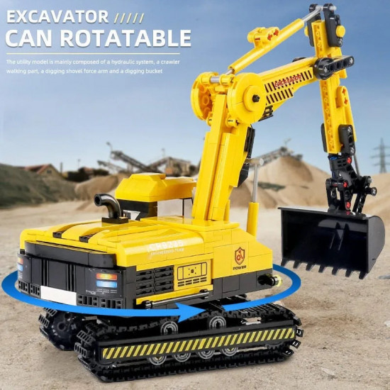 moc city mini crawler excavator bricks toys 0235 moc city mini crawler excavator bricks toys 0235