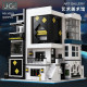 moc city street art gallery showcase led bricks kids toys moc city street art gallery showcase led bricks kids toys