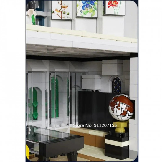 moc city street art gallery showcase led bricks kids toys moc city street art gallery showcase led bricks kids toys