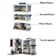 moc city street art gallery showcase led bricks kids toys moc city street art gallery showcase led bricks kids toys