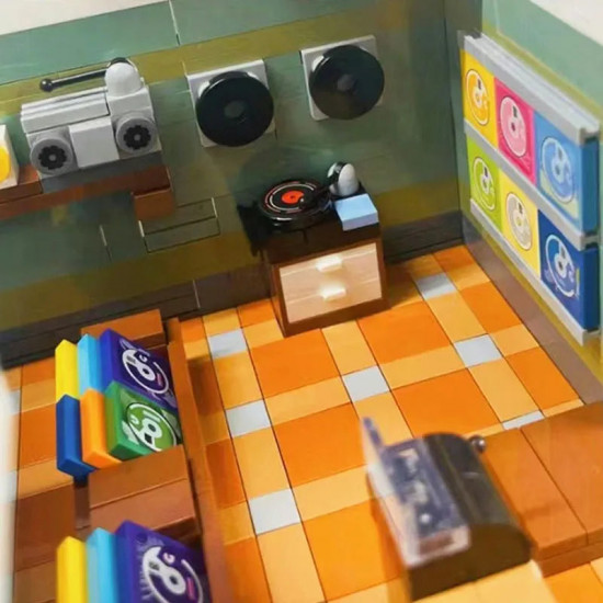 moc city street creator expert music shop bricks toy moc city street creator expert music shop bricks toy