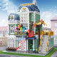 moc city street creator expert music shop bricks toy moc city street creator expert music shop bricks toy
