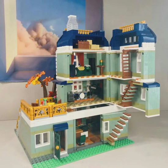 moc city street creator expert music shop bricks toy moc city street creator expert music shop bricks toy