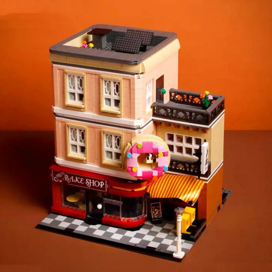 moc city street expert bakery shop bricks toy 10180 moc city street expert bakery shop bricks toy 10180